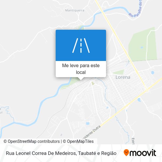 Rua Leonel Correa De Medeiros mapa