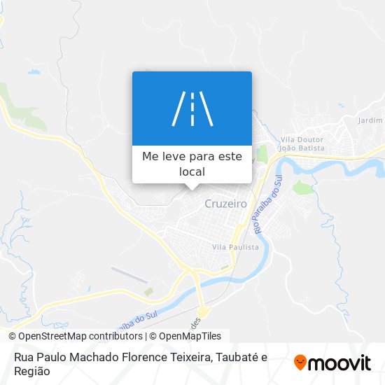 Rua Paulo Machado Florence Teixeira mapa