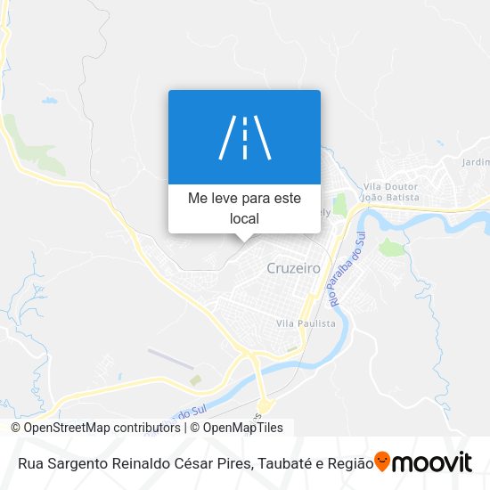 Rua Sargento Reinaldo César Pires mapa
