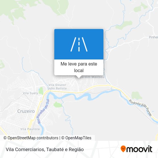 Vila Comerciarios mapa