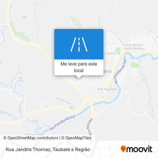 Rua Jandira Thomaz mapa