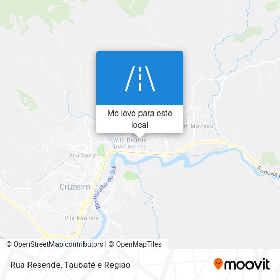 Rua Resende mapa