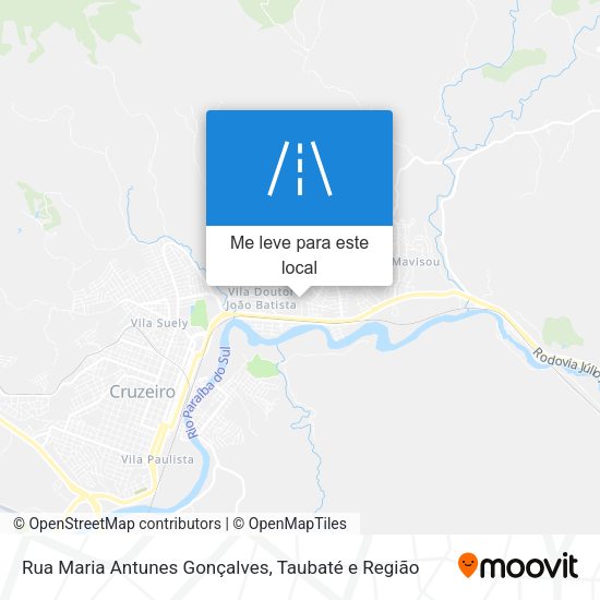Rua Maria Antunes Gonçalves mapa