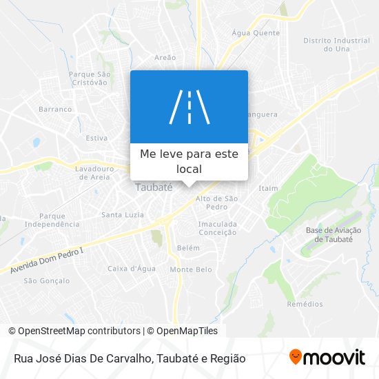 Rua José Dias De Carvalho mapa