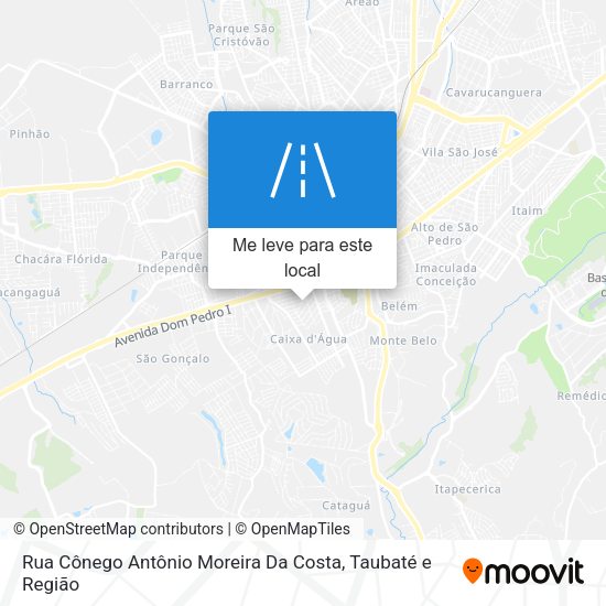 Rua Cônego Antônio Moreira Da Costa mapa
