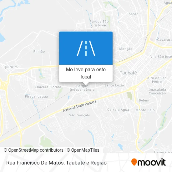 Rua Francisco De Matos mapa