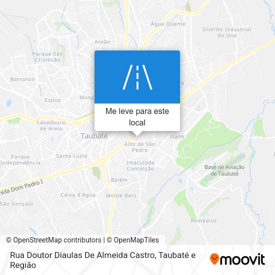 Rua Doutor Diaulas De Almeida Castro mapa