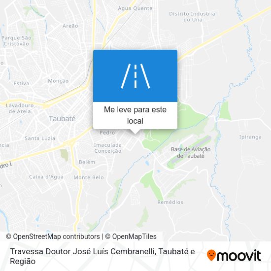 Travessa Doutor José Luís Cembranelli mapa