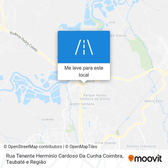 Rua Tenente Herminio Cardoso Da Cunha Coimbra mapa