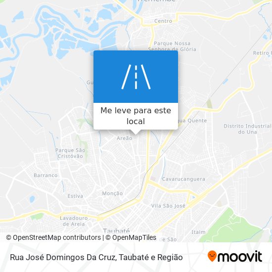 Rua José Domingos Da Cruz mapa