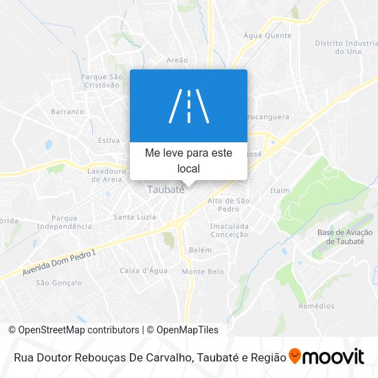 Rua Doutor Rebouças De Carvalho mapa