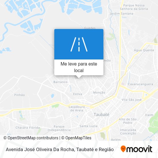Avenida José Oliveira Da Rocha mapa