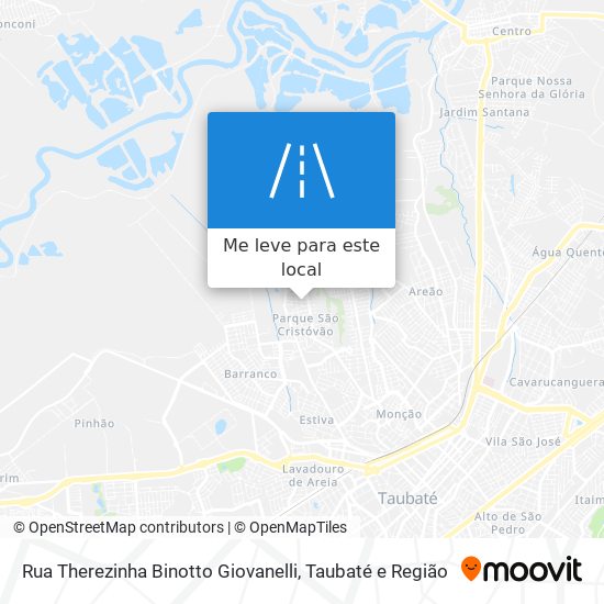 Rua Therezinha Binotto Giovanelli mapa