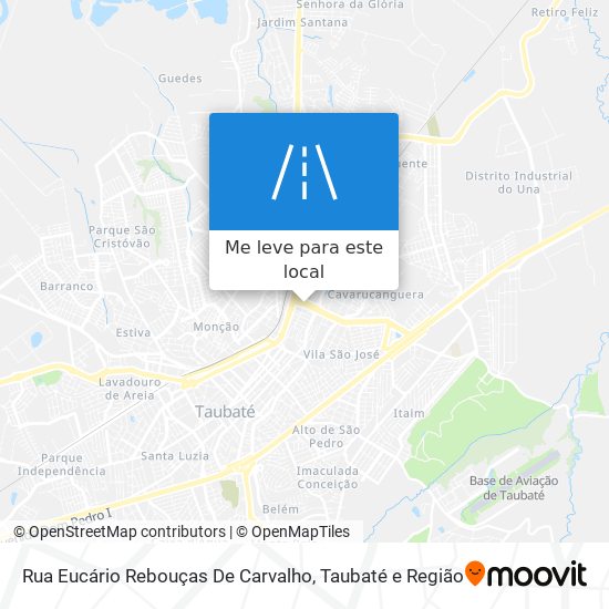 Rua Eucário Rebouças De Carvalho mapa