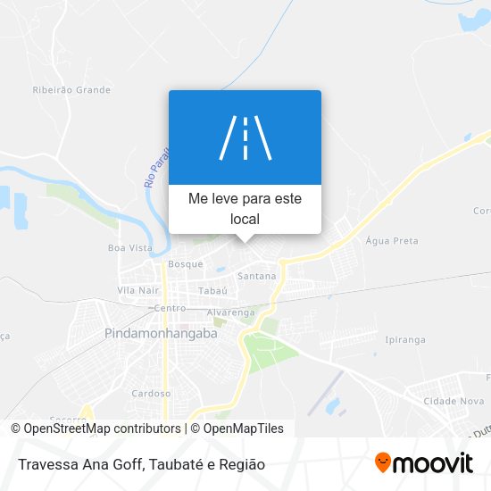 Travessa Ana Goff mapa