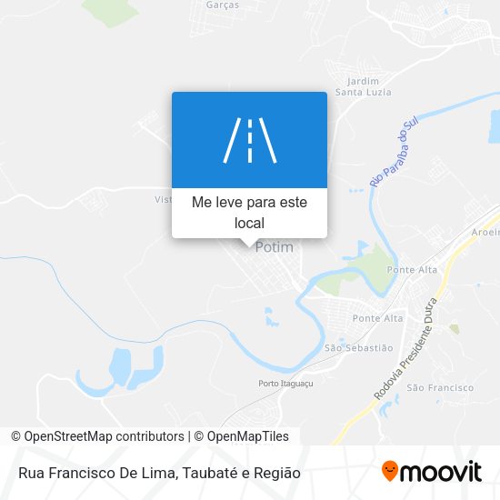 Rua Francisco De Lima mapa