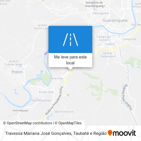Travessa Mariana José Gonçalves mapa
