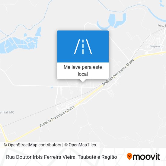 Rua Doutor Irbis Ferreira Vieira mapa