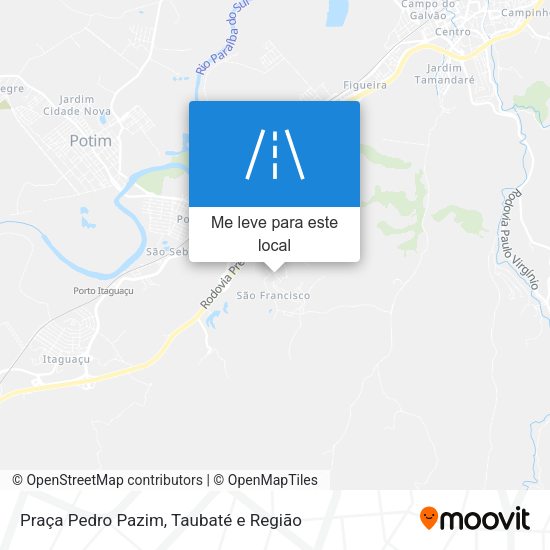 Praça Pedro Pazim mapa