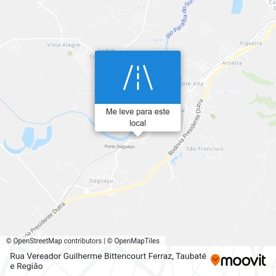 Rua Vereador Guilherme Bittencourt Ferraz mapa