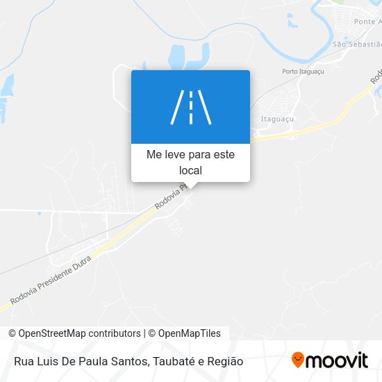 Rua Luis De Paula Santos mapa
