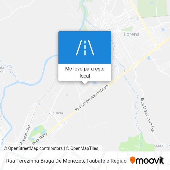 Rua Terezinha Braga De Menezes mapa
