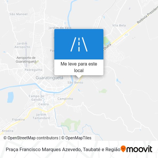 Praça Francisco Marques Azevedo mapa