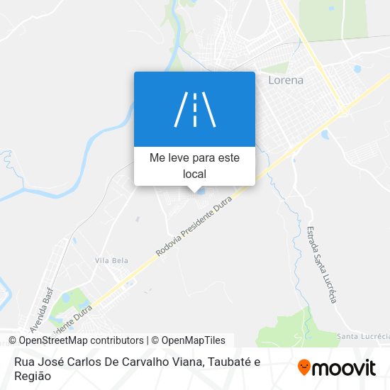 Rua José Carlos De Carvalho Viana mapa