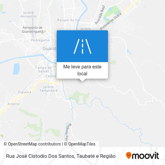 Rua José Cistodio Dos Santos mapa