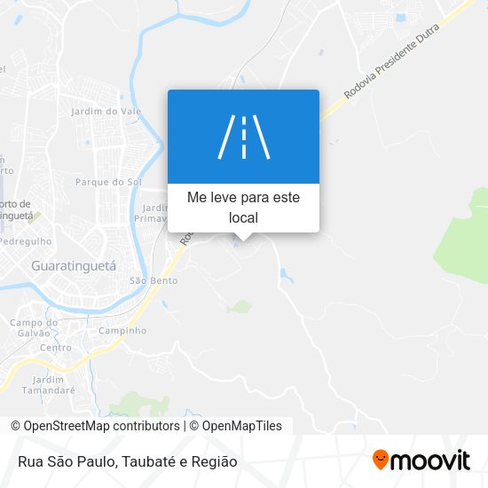 Rua São Paulo mapa