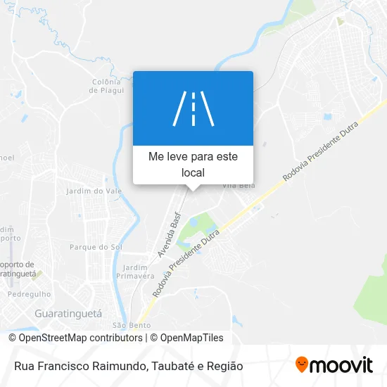 Rua Francisco Raimundo mapa