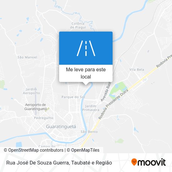 Rua José De Souza Guerra mapa