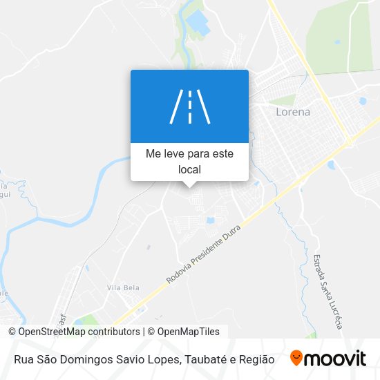 Rua São Domingos Savio Lopes mapa