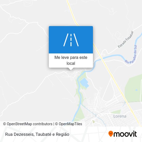 Rua Dezesseis mapa