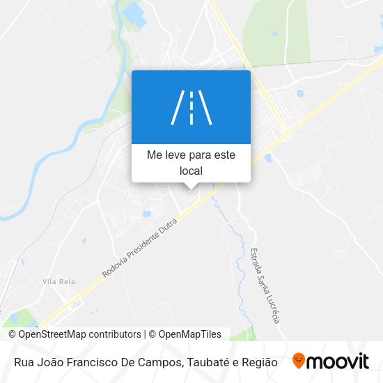 Rua João Francisco De Campos mapa