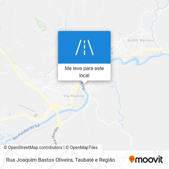 Rua Joaquim Bastos Oliveira mapa