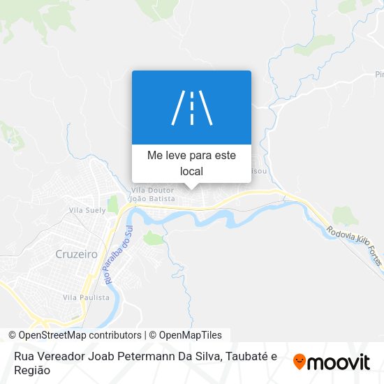Rua Vereador Joab Petermann Da Silva mapa