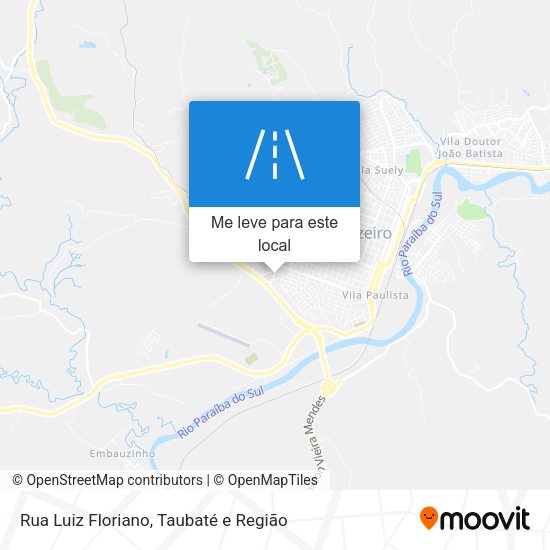 Rua Luiz Floriano mapa