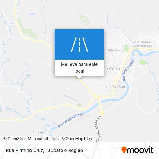 Rua Firmino Cruz mapa