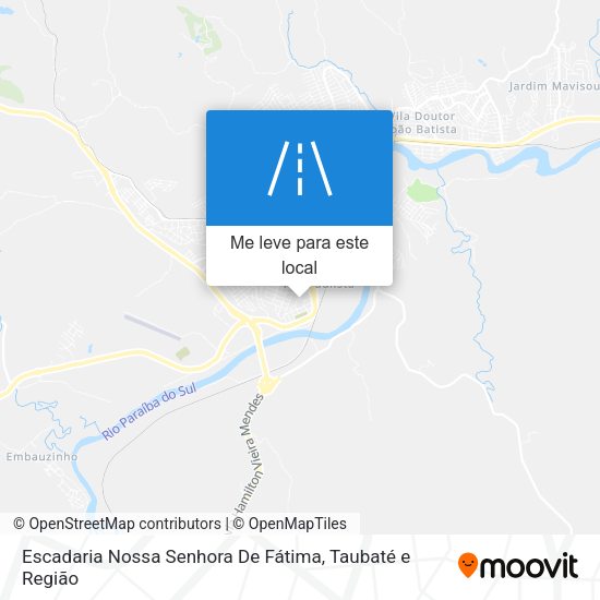 Escadaria Nossa Senhora De Fátima mapa