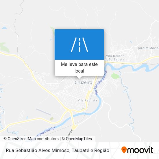Rua Sebastião Alves Mimoso mapa