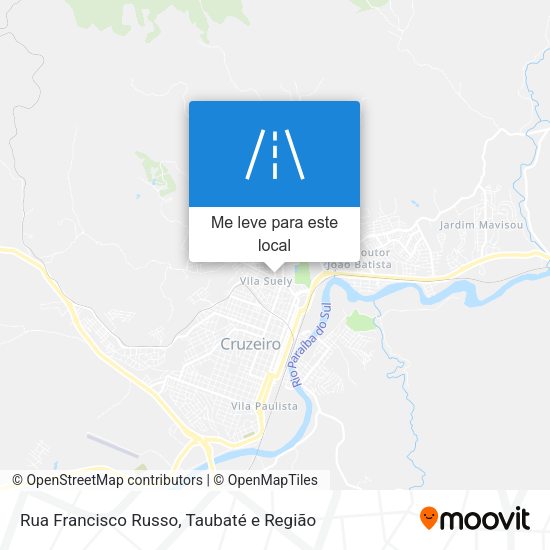 Rua Francisco Russo mapa