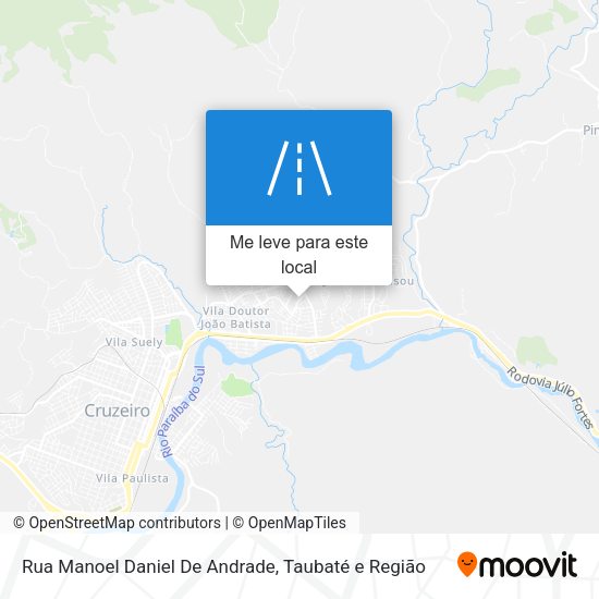 Rua Manoel Daniel De Andrade mapa