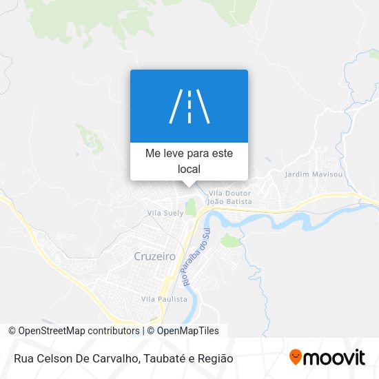 Rua Celson De Carvalho mapa