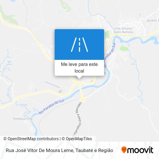 Rua José Vitor De Moura Leme mapa