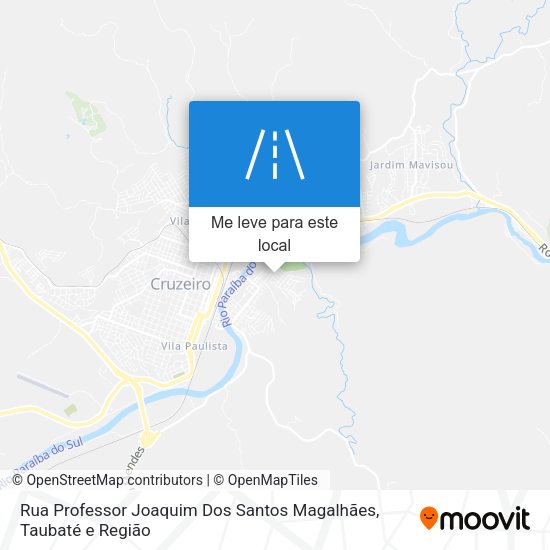 Rua Professor Joaquim Dos Santos Magalhães mapa