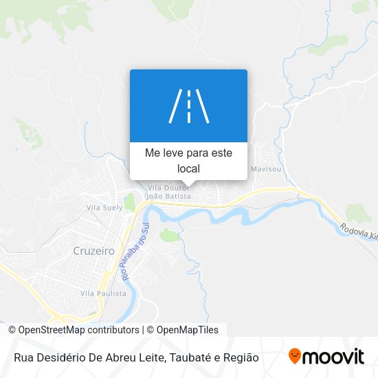 Rua Desidério De Abreu Leite mapa