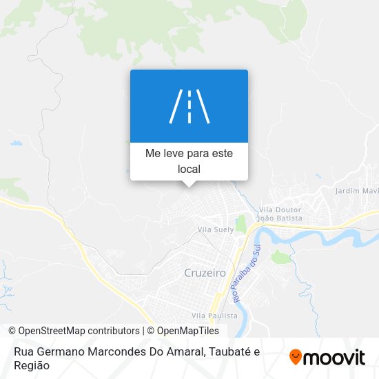 Rua Germano Marcondes Do Amaral mapa