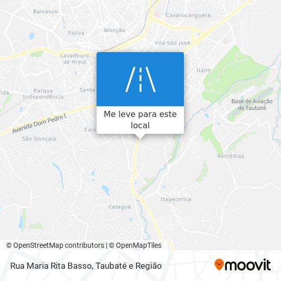 Rua Maria Rita Basso mapa