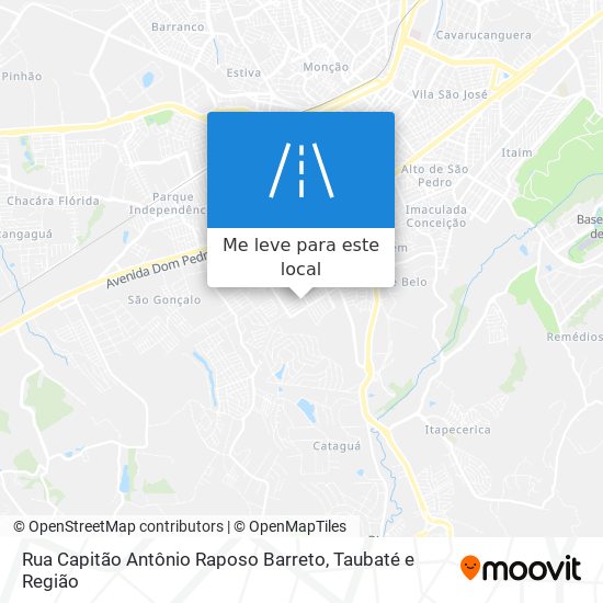 Rua Capitão Antônio Raposo Barreto mapa